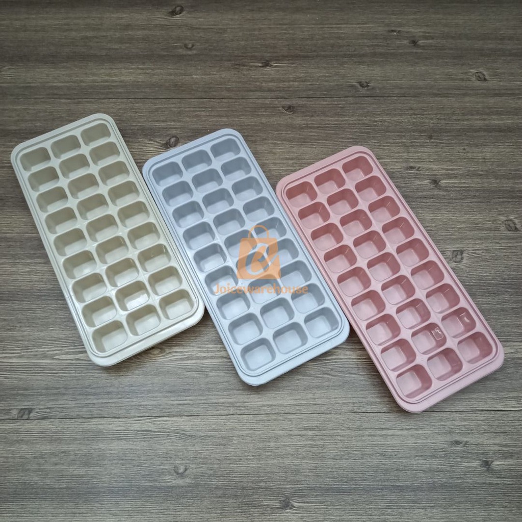 Cetakan es batu sekat 27  / cetakan es segi / cetakan es batu plastik / ice tray Asvita