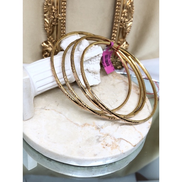 ACC GELANG KERONCONG DEWASA 1 GELANG 2.5 GRAM (UK 5.8- 6.5) - EMAS ASLI 6K/300 MURAH