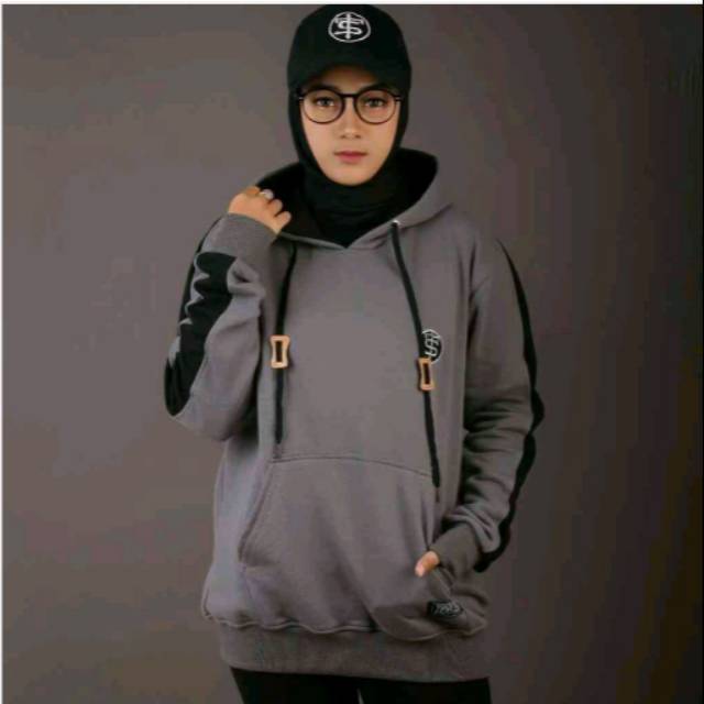 Jaket sweater pria wanita / outer unisex warna coklat terkini