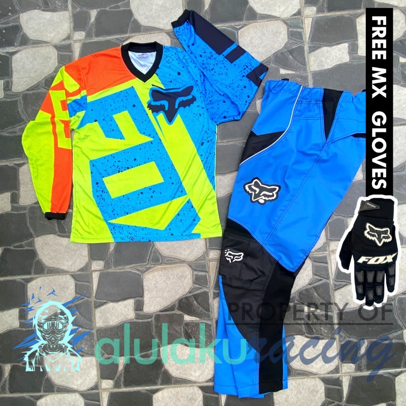 Jersey &amp; Celana MX Trail Motocross - Paket Bundling FOCT0807-F41