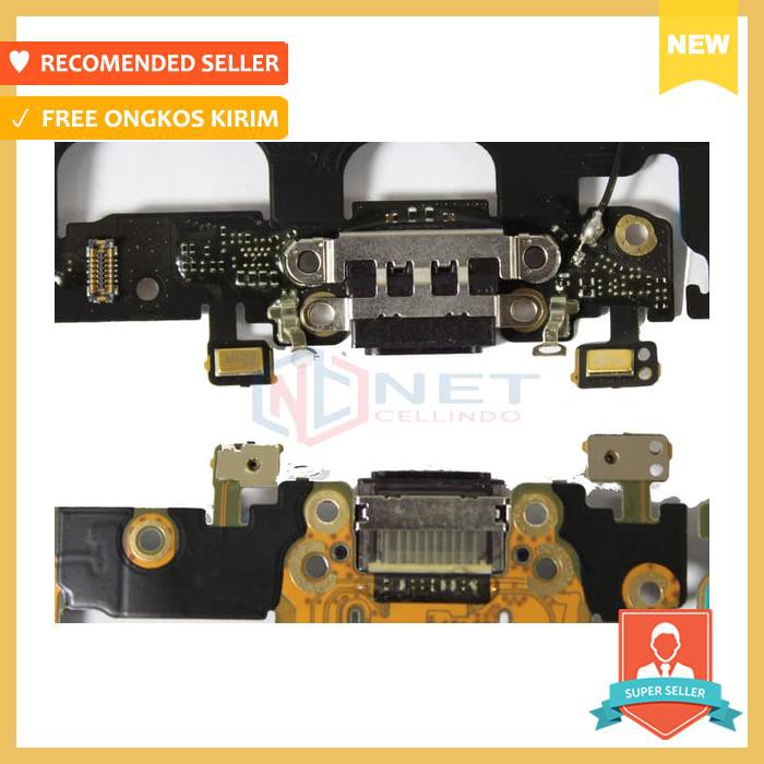 spare part handphone - flexible charge / charger apple iphone 7+ / apple iphone 7 plus + mic