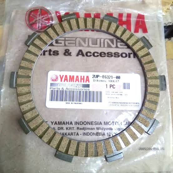 Plat Kampas Kopling - Xabre bagian 2 Asli Yamaha 2UP-E6321-00