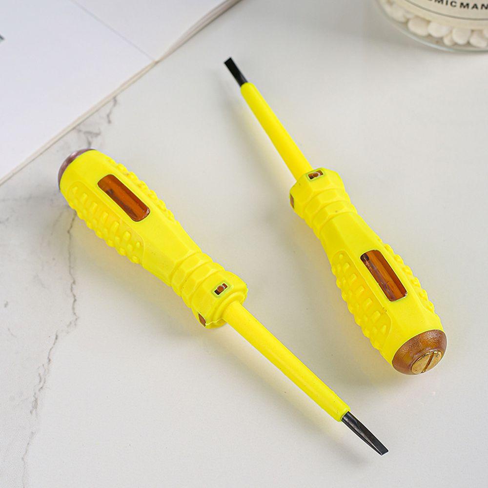 Solighter 2pcs Power Voltage Detector Pen On-off Test Obeng Listrik Indikator Electrician Tool Induksi Cerdas