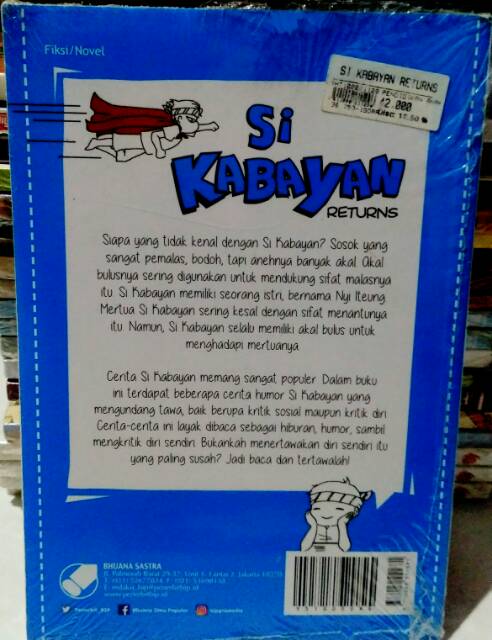 Novel Si Kabayan Return Shopee Indonesia