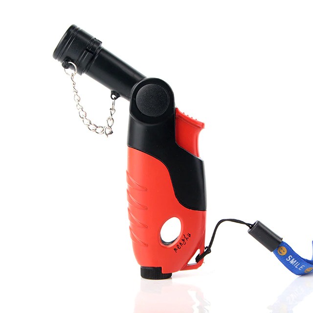 Overview of JiuNing Pemantik Korek Api Gas Butane Torch Jet Windproof - MH256