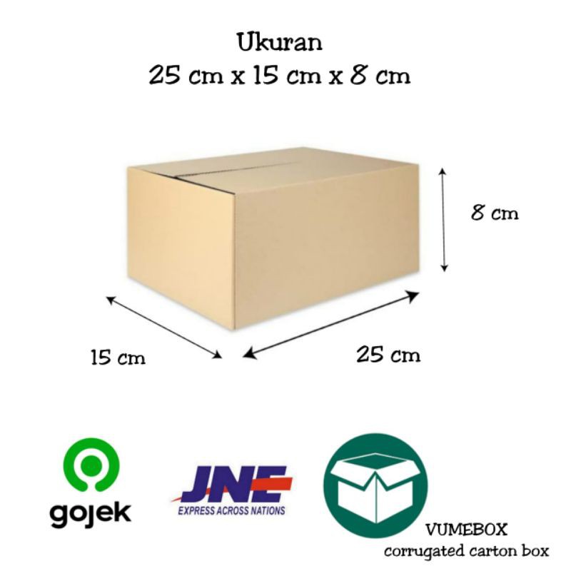 

KARDUS | KARTON | BOX PACKING ( 25 x 15 x 8 ) POLOS BARU WAJIB BELI BUBBLE WRAP KALAU MAU AMAN