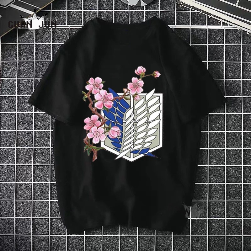 T shirt Baju kaos Levi Ackerman Rivaille Anime Shingeki No Kyojin Attack On Titan Kaos Anime Attack On Titan Levi Ackerman Mikasa Eren Big Size Kaos Anime Eren Yeiger Attack On Titan Aot Baju Anime Aot Anak Laki laki umur 10 Kaos Anime Aot Murah Anak