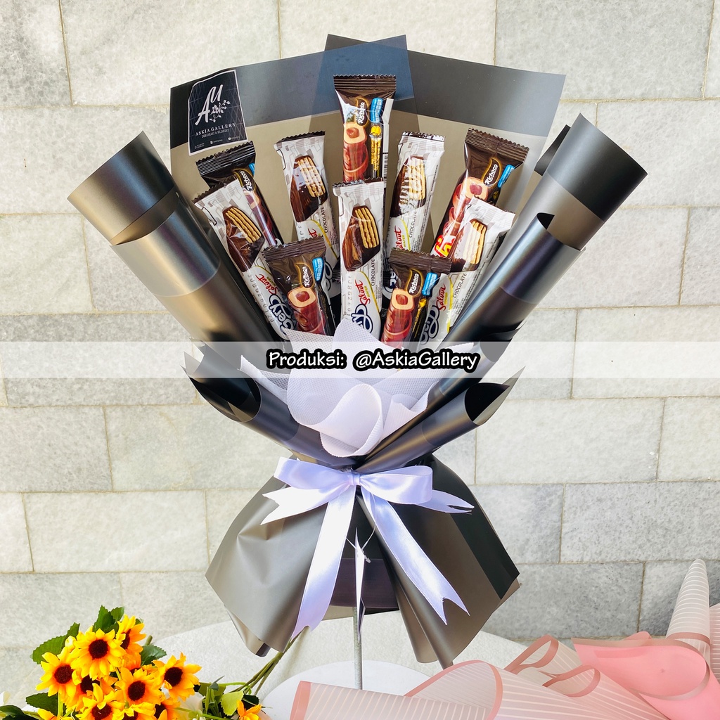

Buket Snack Gery Salut Wafer Hadiah Wisuda