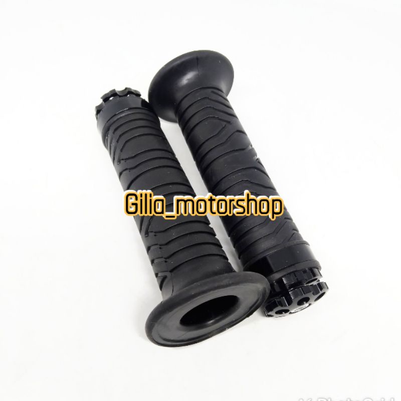 Handgrip Grip Jalu CNC Model Laser karet Premium Universal Motor Vario Beat Mio Fino dll