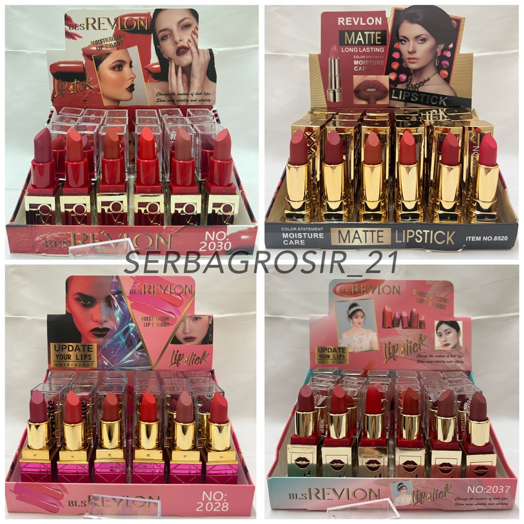 [12PCS] Lipstick Matte Revlon / Lipstick Batang Revlon