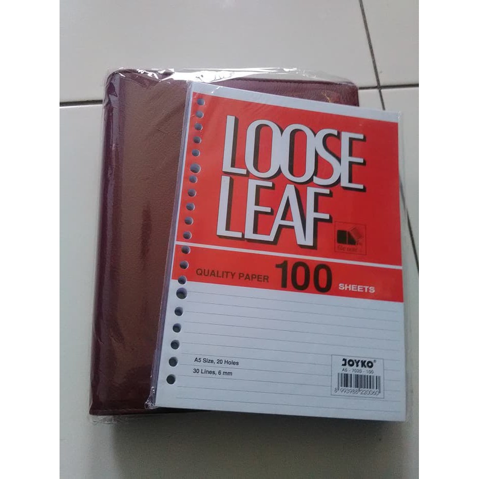 

Isi Kertas Binder - Kertas File - Kertas Note Kertas Loose Leaf Isi 100 Ukuran B5 (26 Ring) Produk