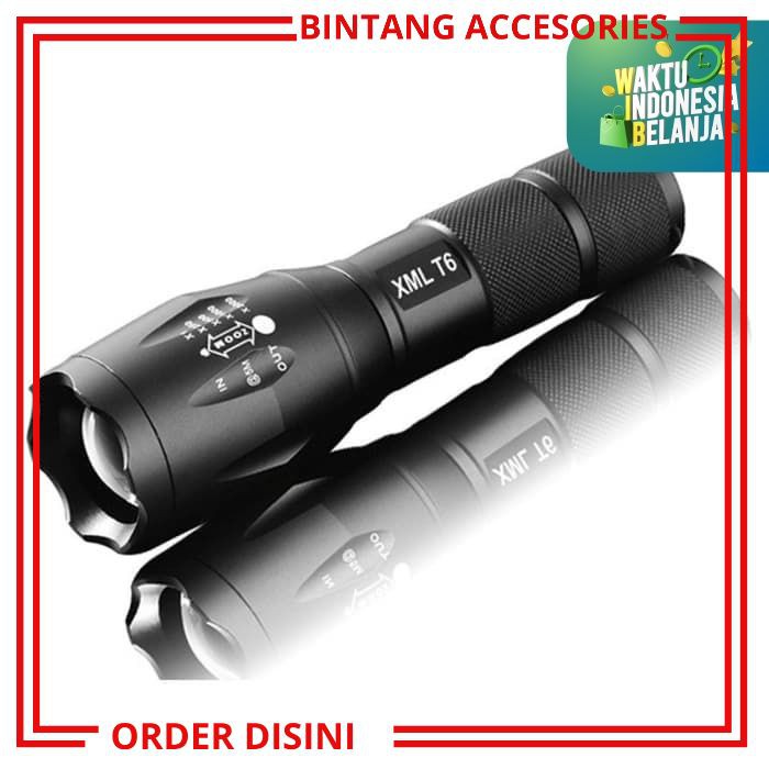 W802 SENTER MINI SENTER LED BATRE CAS LAMPU SENTER LAMPU BATRE SENTER ANTI AIR LAMPU CAMPING