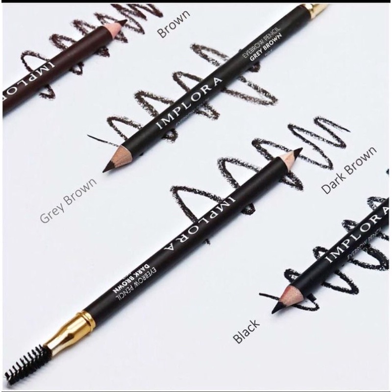 IMPLORA EYE BROW PENCIL - Pensil alis implora 2in1