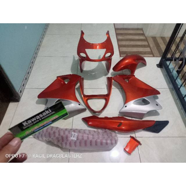 body set ninja rr old orange original Kawasaki