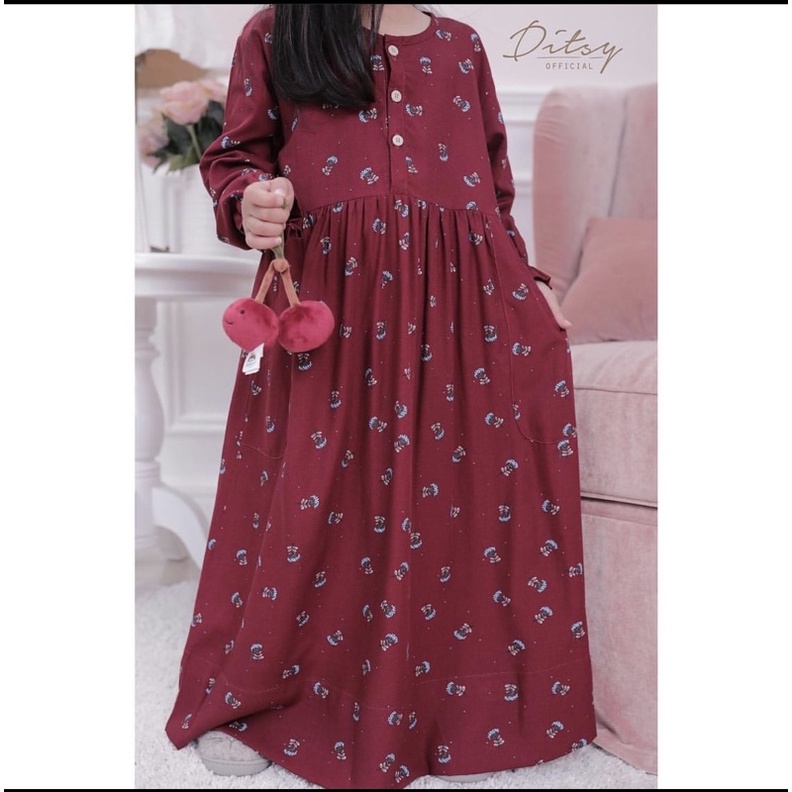 LITTLE LICCEA MAROON SIZE 6 by Ditsy