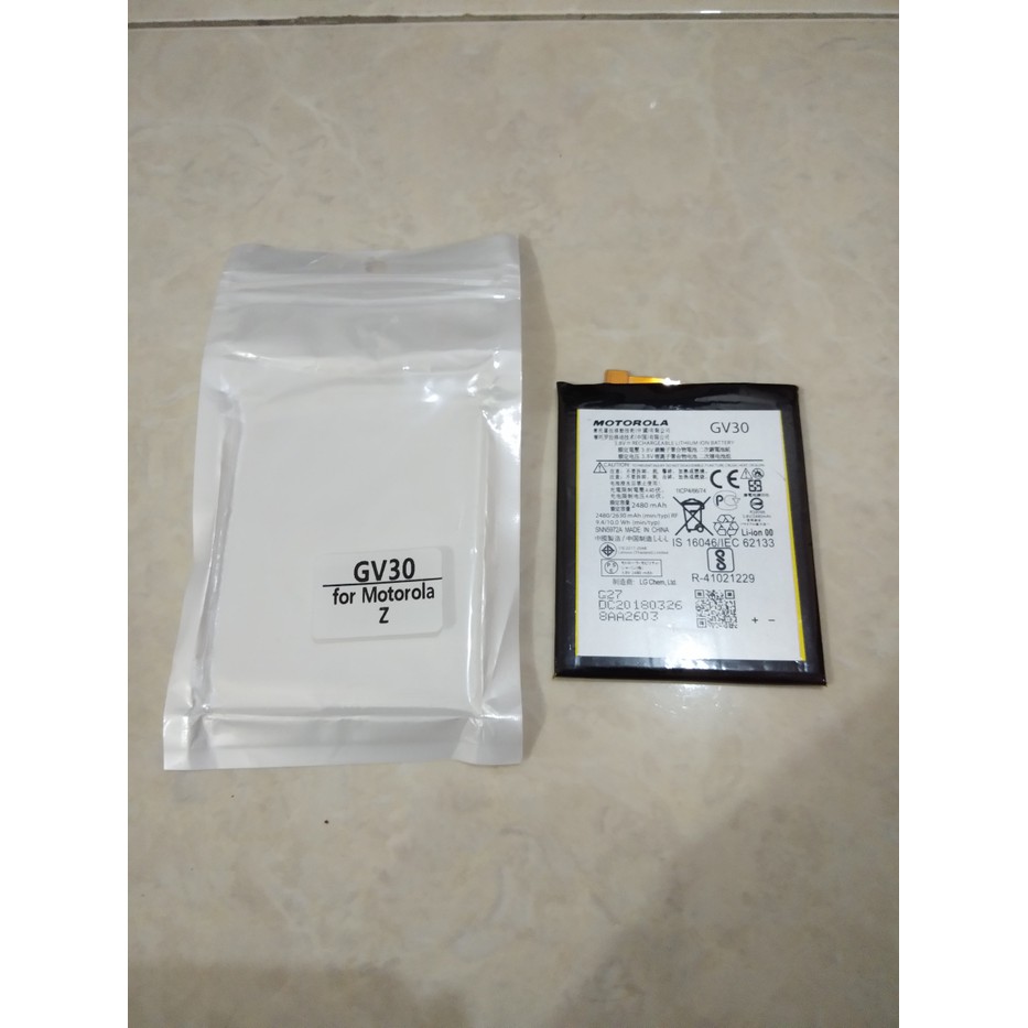 Baterai batre Motorola Moto Z GV30