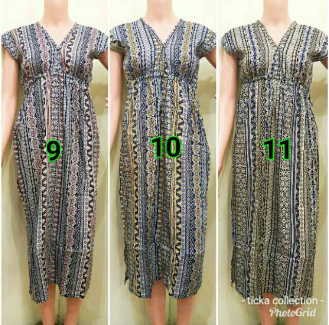 DRES MANOHARA PANJANG MOTIF ETNIK BALI