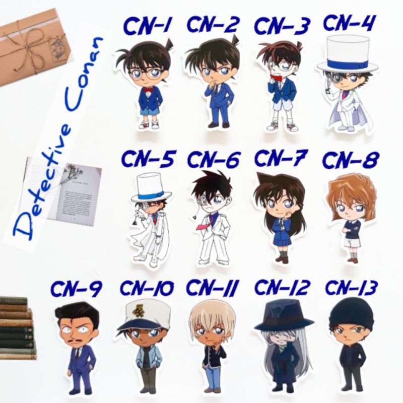 Sticker Anime Detective Conan 1 Merchandise