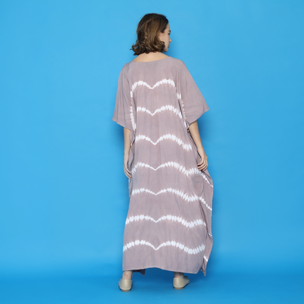 KAFTAN TIE DYE LOOSE MAXI , HOME KAFTAN , RAYON SUPER UKURAN JUMBO