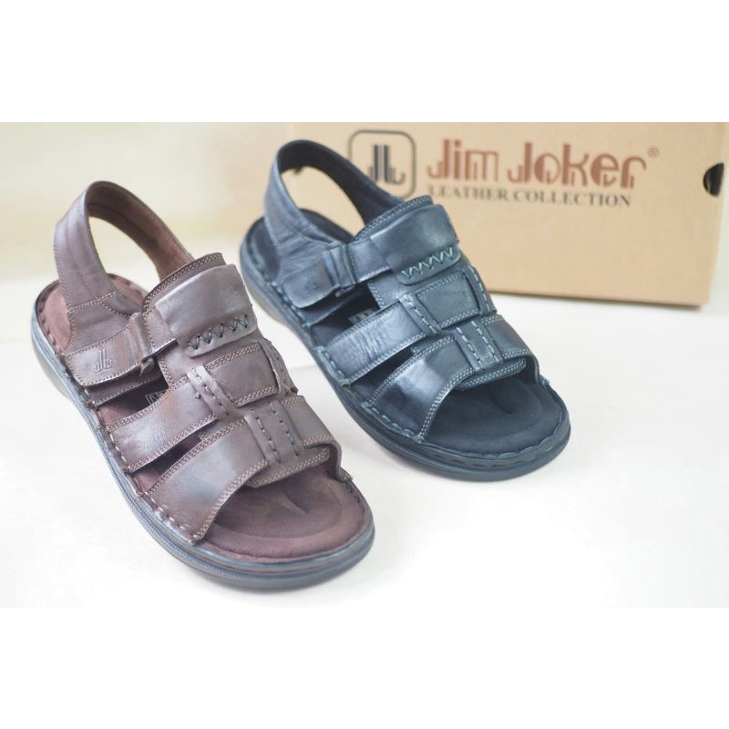 Sepatu Sandal Kulit asli original JIM JOKER Cafe 1ZA