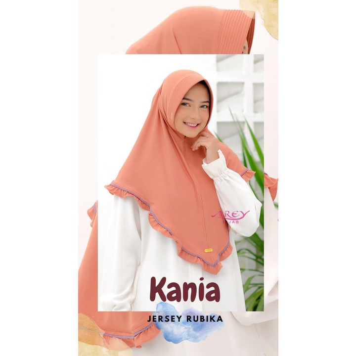 JILBAB INSTAN KANIA AREY HIJAB JERSEY RUBIKA