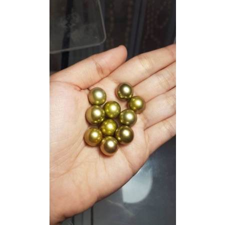 Butiran mutiara air laut lombok asli grade A bersertifikat