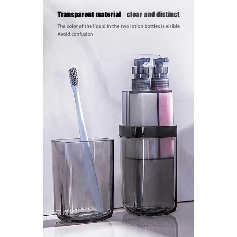 ONEUP Etravel Travel Toiletries Kit Tempat Sabun Sikat Gigi