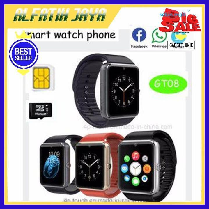 D6Dg5T7- Jam Tangan Hp Smartwatch U10 Gt08 Kado Anak Unik Nelpon Sms T80Yk675-