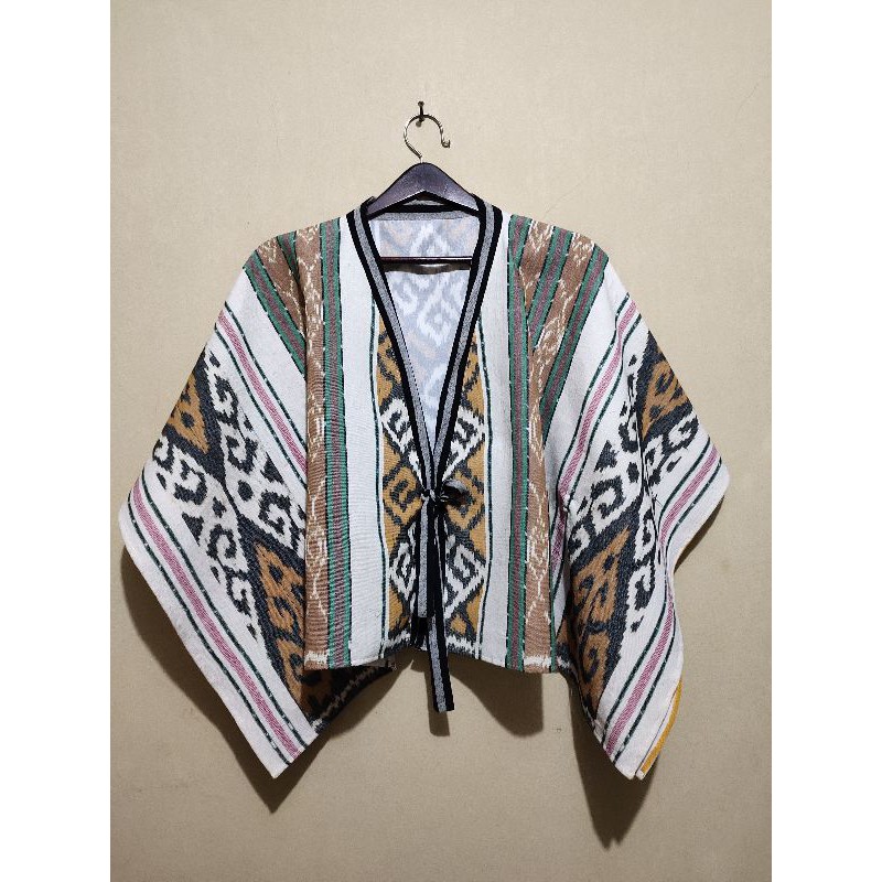 OUTER TENUN ETNIK MOTIF KALIMANTAN HALUS