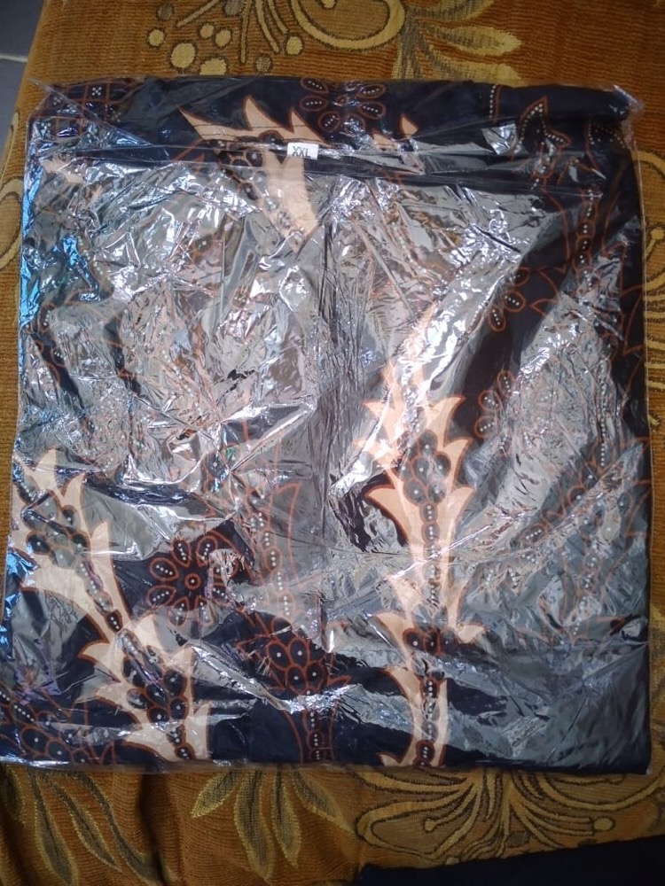 Baju Batik Pria Lengan Pendek Reguler Size M L Xl Xxl Atasan Kemeja Batik Lengan Panjang Original
