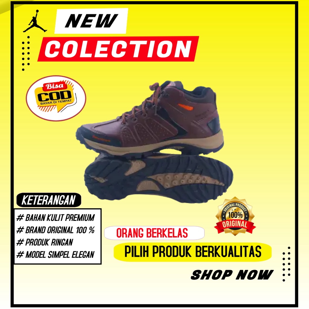 Spatu But Formal Fasion ORIGINAL 100 % Sepatu Safety Bot Buut Bots Peria High Kulit Gunung Hiking Sn
