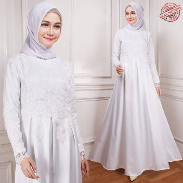 GAMIS BORDIR Maxi arabia GAMIS MUSLIM KEKINIAN BAJU MUSLIM MURAH GAMIS SATIN