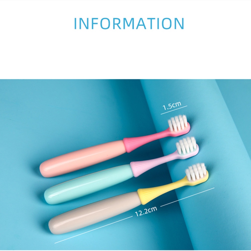 Sikat Gigi Anak Bayi / Baby Kids Toothbrush 1 Set isi 3pcs 2-6 Tahun (BIC)