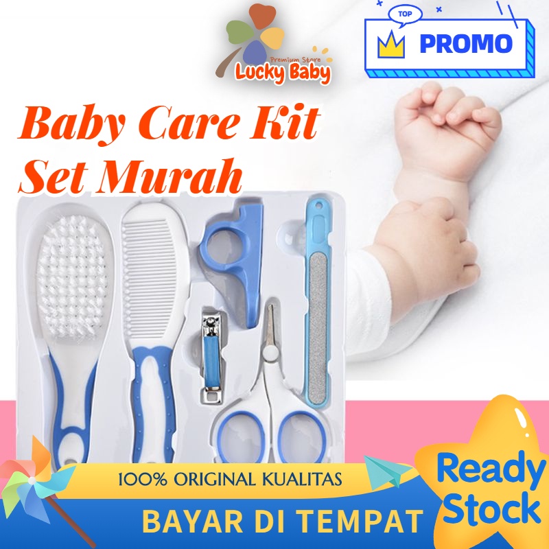 【Debora Mall】Baby Care Kit Set 6in1 Sisir Bayi Set Gunting Kuku Bayi Perlengkapan Bayi Baru Lahir Kado Lahiran New Born Gift