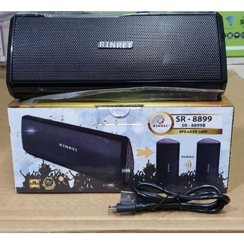 Speaker Mini RINREI SR-8899B Bluetooth/USB