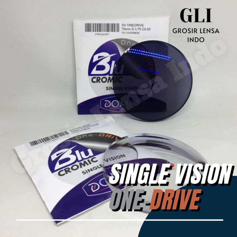 OP0 Lensa Kacamata Drive Photocromic Blueray SV by Domas Garansi Coating 1Thn