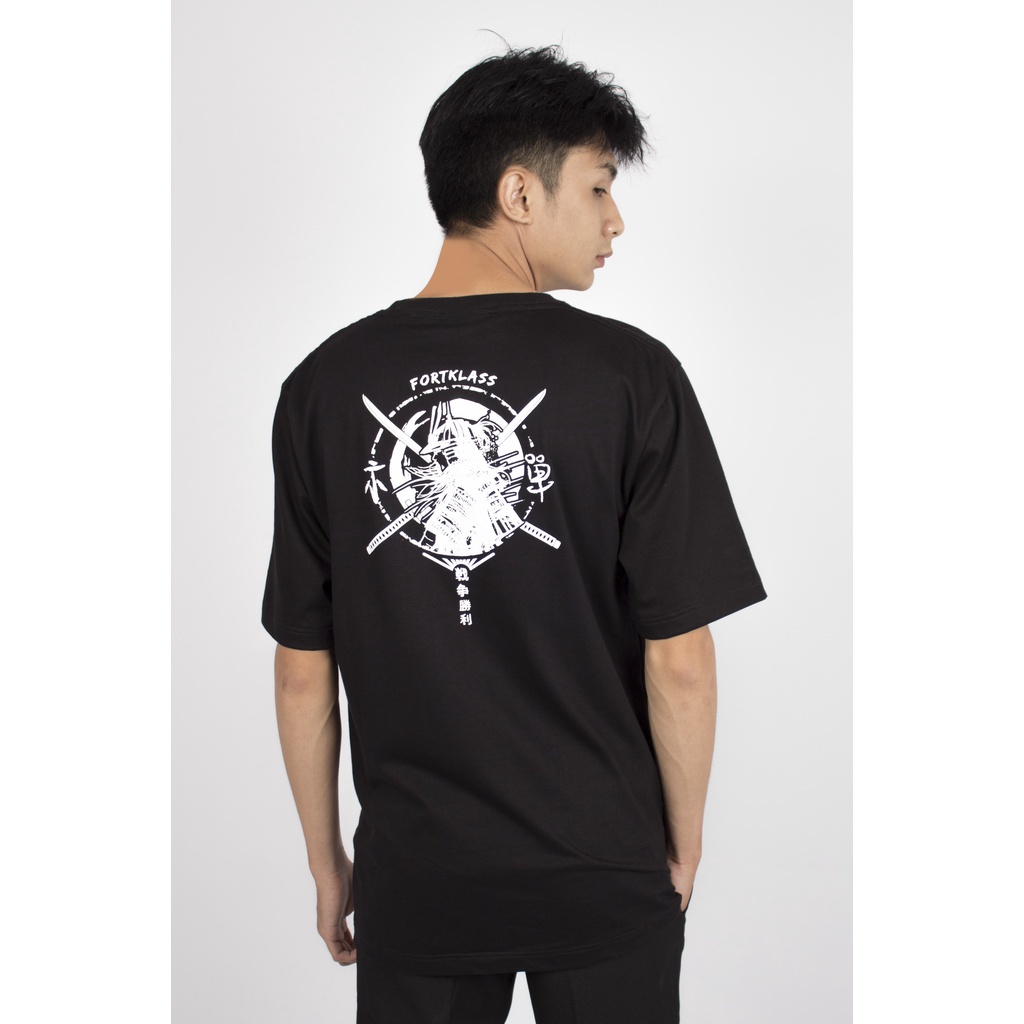 Fortglass BUSHI Kaos Lengan Pendek Pria Kaos Disto Kaos Pria Kaos Unisex Tshirt Cowok By FortKlass