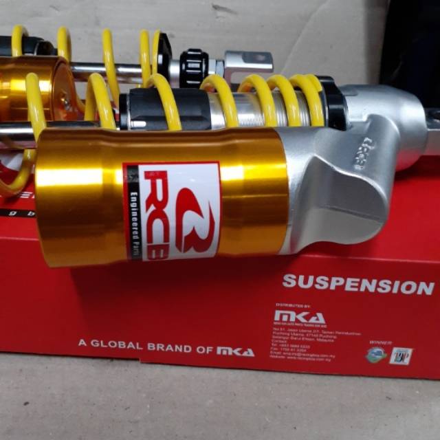 shokbreker belakang nmax. n max RCB sb2 yellow tabung atas