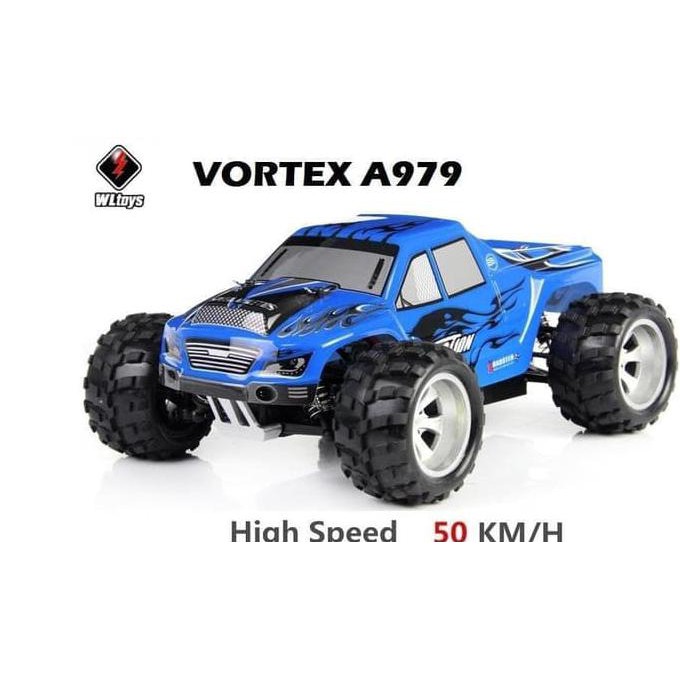 Mobil Remote Control Vortex Wl Monster Truck A979 Rc Remot Car
