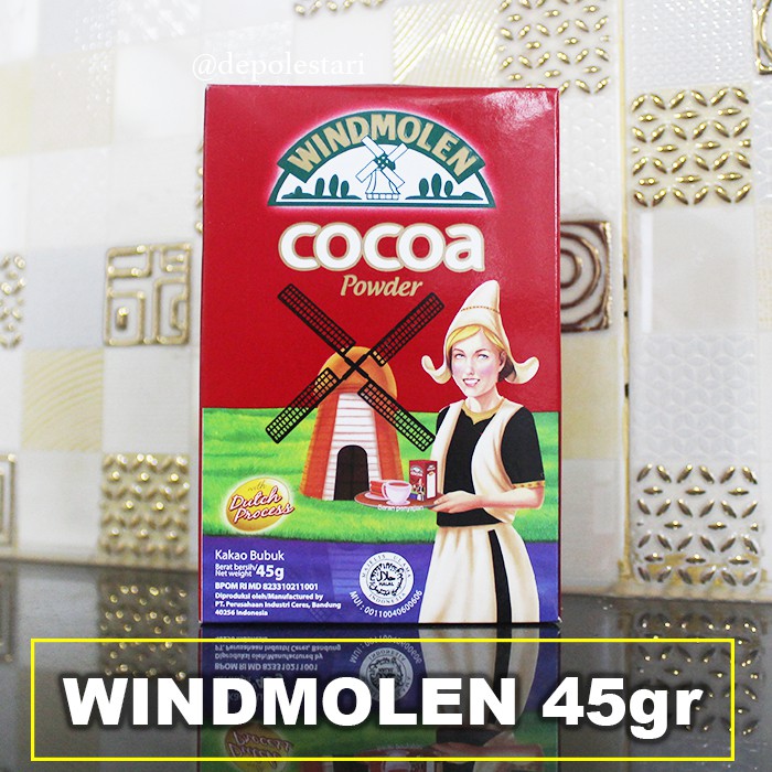 

Cocoa Windmolen 45gram - Cokelat Bubuk