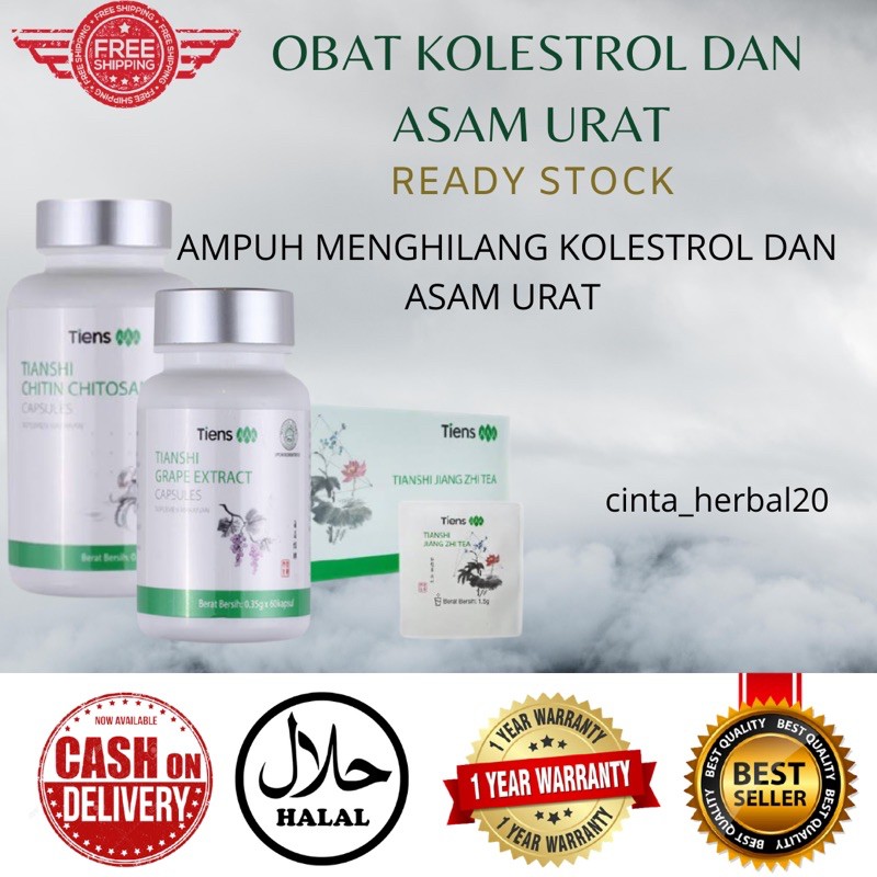 Obat Kolestrol dan Asam Urat Tiens Ampuh menghilangkan kolestrol dan asam urat dalam darah