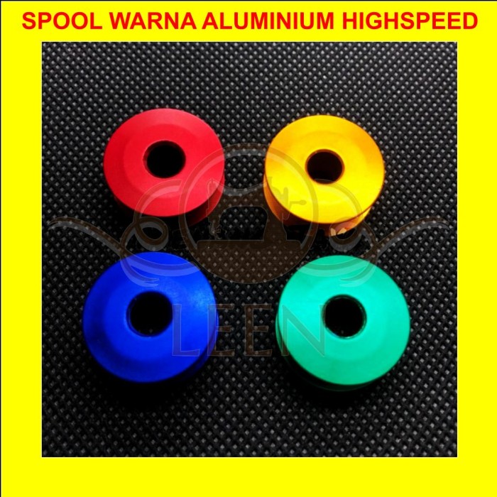 Spul Bobbin Spool Warna (ALUMINIUM) GRADE A Mesin Jahit Industri LEEN - Merah