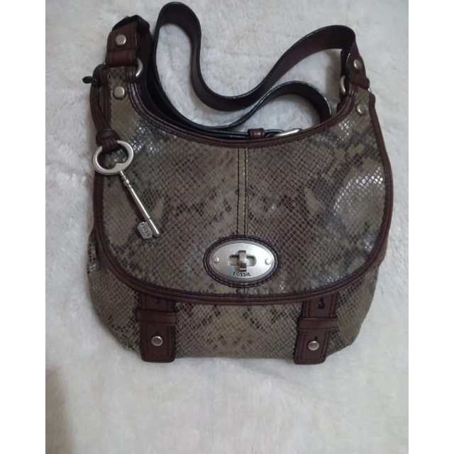 tas maddox snake skin preloved