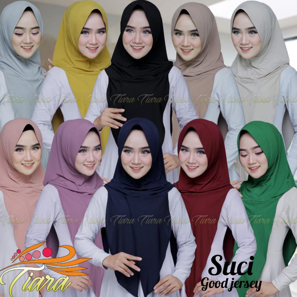 Jilbab Instan Hoodie Suci Ori Tiara Hijab