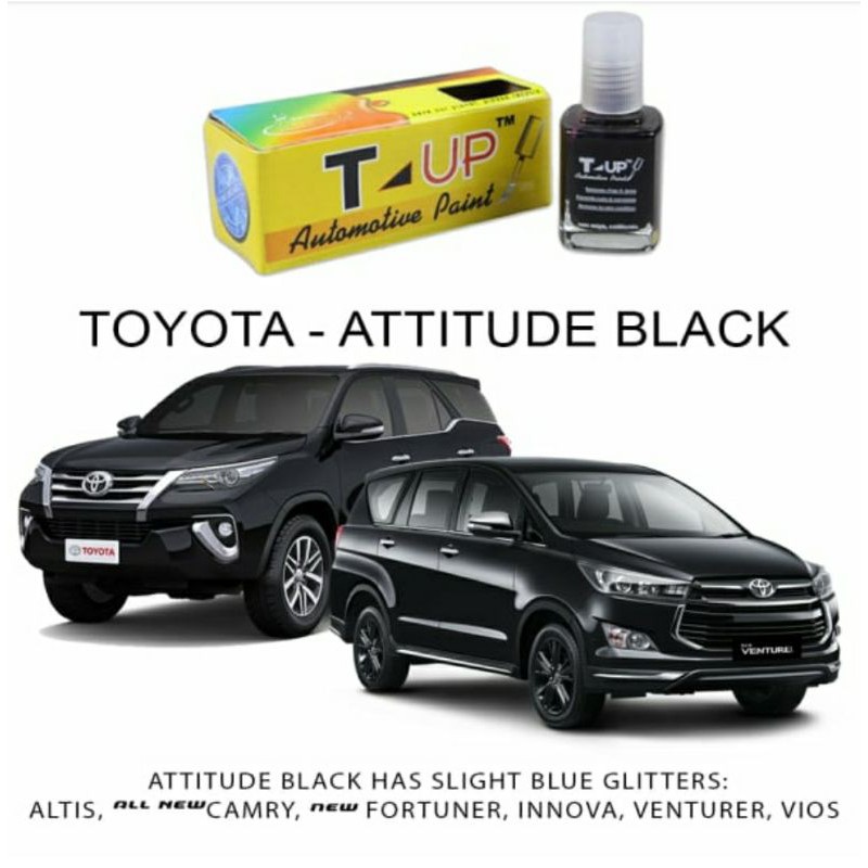 T-UP CAT OLES TOYOTA ATTITUDE BLACK CONTOH CAT ATTITUDE BLACK TOYOTA CONTOH CAT HITAM TOYOTA CAT