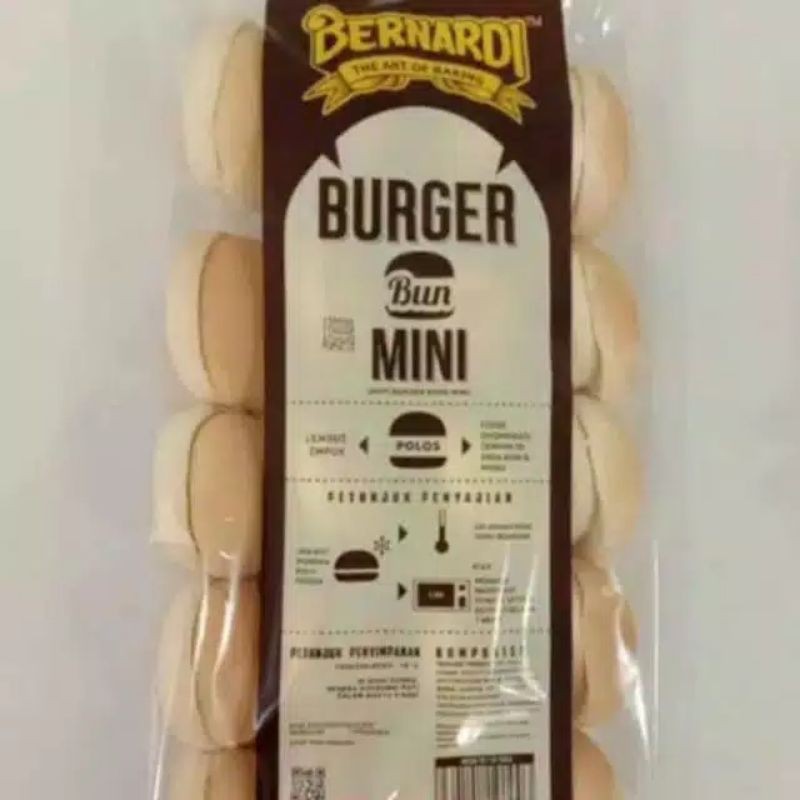 Roti burger bernardi isi 20 pcs
