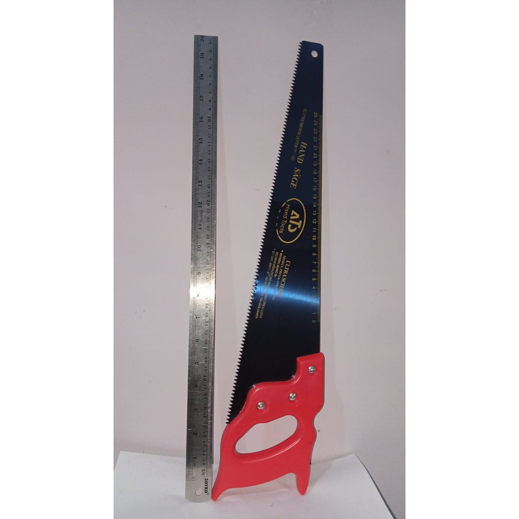 BEST SELLER Gergaji Kayu  GAGANG PVC 18&quot; MURAH/ Hand saw/ GERGAJI TUKANG BANGUNAN KAYU/HAND SAW