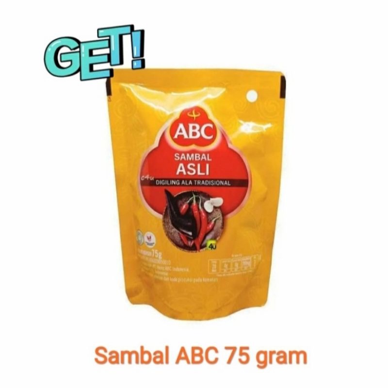 

ABC SAMBAL ASLI 75 GRAM DIGILING ALA TRADISIONAL