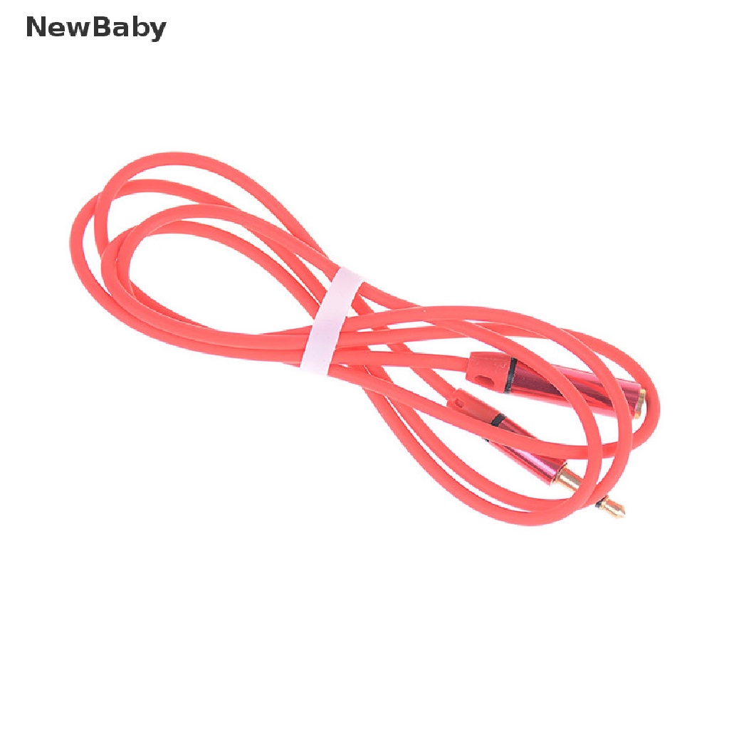 Kabel Adapter Extension Audio 3.5mm 4 Pole Male Female Warna Merah Untuk headphone / earphone