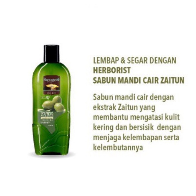 (BOSS) Herborist Body Wash Zaitun &amp; Aloe Vera 250ml | Sabun Mandi Cair Herborist